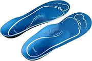 [Generic] Work Boot Insoles For Men | Shock-Absorbing Breathable Shoe Insert | Anti-Fatigue Women Clothing For Running Hiking Sports Dress Footwear Standing All Day