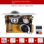 Manual dust-free compound Sliding table saw inverted dustproof degree bevel cut