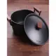 鐵湯鍋雙耳不粘鍋家用電池爐燃氣通用煲湯燉煮加厚復古熟鐵無涂層