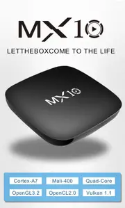 Android 10 Smart TV Box;1GB RAM 8GB ROM;Dual-Band WiFi & Bluetooth ;4K UHD Streaming ;Google Voice Assistant