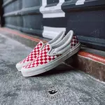 范斯 VANS SLIP ON OG 棋盤紅 SS2016