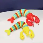 Squeeze Fidget Toy Colorful Stress Relief Sensory Squeezing Lobster Slug Stress