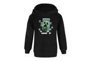 Minecraft Boys Inside Creeper Hoodie (Black) (3-4 Years)