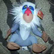 RAFIKI Monkey DISNEY The Lion King PLUSH STUFFED ANIMAL TOY 10" Baboon Monkey