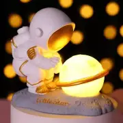 Table Lamp LED Astronaut Resin Multicolor Modern Touch Battery Small Novelty