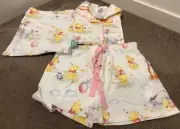 BNWT Peter Alexander White Winnie The Pooh Summer Pj Set - SIZE 5 Kids