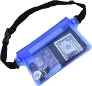 Waterproof Bags with Waist Shoulder Strap Best Dry Pouch Case to Keep Phone and Valuables Dry and Safe Perfect for Boating Swimming Snorkeling Kayaking Beach Water Parks