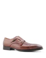 Gordon Rush Men's Brayden Double Buckle Monk Strap Cap Toe Dress Shoes