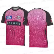 Sydney Sixers Australian Cricket BBL Replica Playing Shirt XS