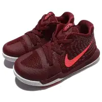 在飛比找Yahoo!奇摩拍賣優惠-=CodE= NIKE KYRIE 3 TD 籃球學步鞋(酒