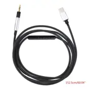 USB Type C 2.5mm Replacement Cable Cord for Momentum/Momentum 2.0 Headphones