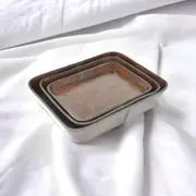 Leatherkart Leather Tray - Set of 3 Trays - Dark Brown