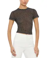 Alice and Olivia Tess Crewneck Tee