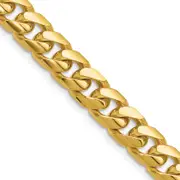 14K Yellow Gold 8mm Solid Miami Cuban Chain