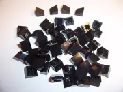 LEGO - 1x1x2/3 BLACK SLOPES - (50 pieces) - BRAND NEW!
