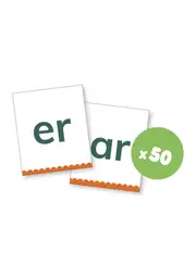 Nelson Phonics in a Box 3: Vowel Flashcards x50
