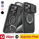 For iPhone 16 Pro Max 15 14 Case Magsafe Shockproof Kickstand Ring Stand Cover