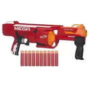 Nerf Mega Elite Rotofury Dart Blaster, Kids Toy Large Gun N-Strike