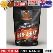 BEEF JERKY 1KG BULK CHILLI AUSTRALIAN OUTBACK PREMIUM BEEF JERKY FACTORY DIRECT
