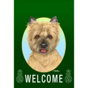 Cairn Terrier Wheaten Pineapple Welcome Decorative Flag