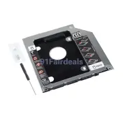 NEW 2.5" HDD Caddy Tray 9.5mm 2nd SATA SSD Optical Bay for For Apple Macbook Pro