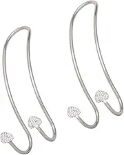 ERINGOGO 2PCS car Diamond Hook Stainless Steel car Hanger White Backseat Hanger Rhinestone Vehicle Hooks Car Hooks car headrest Hanger White Rhinestones Lovely Car Hook Shackle Automatic