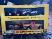 TONKA OFF-ROAD ADVENTURE SET OF TWO SETS four wheel, ski do with trucks