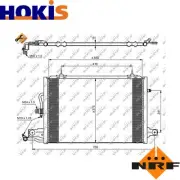 CONDENSER AIR CONDITIONING 35031 FOR AUDI A6C4/100C4 AEJ/ACK/AAH/AFC 2.8L 6cyl