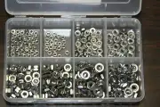 2-56 THRU 10-32 STAINLESS STEEL HEX MACHINE SCREW NUTS ASSORTMENT