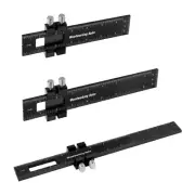 Precision Marking T-Ruler Scriber Square Hole Gauge Woodworking Aluminum Alloy