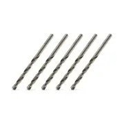 4.5mm HSS Jobber Drill Bits for Miniature Power Drills - 5 Pack