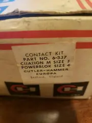 Cutler Hammer 6-337 Citation M Size F PowerBlok Size 4 Contact Kit
