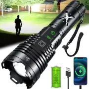Rechargeable Led Flashlights High Lumens,Super Bright Flashlight True