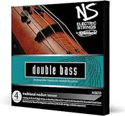 D'Addario NS Electric Traditional Bass String Set, 3/4 Scale, Medium Tension