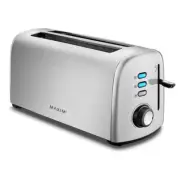 Maxim KitchenPro Automatic 4 Slice/Slots Stainless Steel Bread Toaster Silver