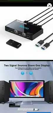 Ezcoo HDMI 1.4 Kvm Switch 2x1