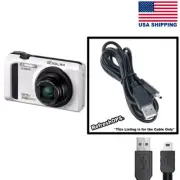 Casio Exilim Ex-zr100 High Speed ​​Camera USB Cable Transfer Cord Replacement