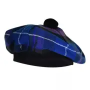 Men's Pride Of Scotland TAM o' SHANTER Bonnet Beret Balmorals Tartan Tammy Hat