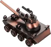 EXAOMBLE Vehicle Model Car Decor Car Combination Tank Model Simulation Tank Model Tank Kits for Adults Army Tanks Panzer Art Tank Sculpture Tank Model Tanks Iron Coffee