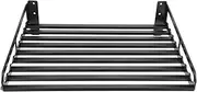 Wall Mounted Microwave Oven Shelf Organizer Strong Loading for Small Spaces, Space Aluminum Black Kitchen Storage Rack Holder Dormitories Apartments Bedrooms (60 * 40)