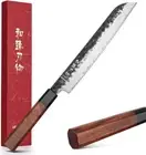 HEZHEN Bread Knife, Ultra Sharp Serrated Knife Bread Cutter Cake Knife for Homem