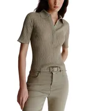 Marella Monochrome Torbole Ribbed Top