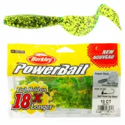 Berkley PowerBait Power Grub Soft Bait 12cm Chartreuse Pepper