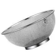 Fine Mesh Strainer Strainers Colanders Rice Washer Bowl Drain Household