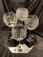 Mikasa Red Wine “Cheers” Glasses - Set of 4