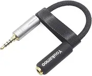 [ 3.5mm Balanced ] 3.5mm Male to 4.4mm Female 8 Core Silver Plated Headphone Earphone Audio Adapter Cable New in Box 3.5mm Balanced 4 Pole to 4.4mm Balanced [ 4.4mm Female ]