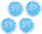 Anneome Breastfeeding Relief Hot Cold Therapy Packs Ice Bags for Breastfeeding 8cm Round 4 Pack