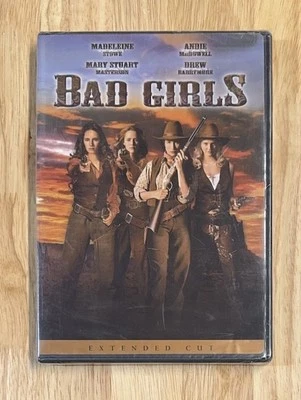 Bad Girls (DVD, 2004, Extended Cut) Drew Barrymore, Madeleine Stowe - NEW SEALED