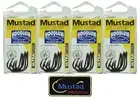 20 Mustad Hoodlum 10827NPBLN 7/0 Assist Jigging Live Bait hook + Mustad Patch