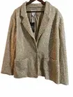 Monroe & Main Women’s Size 3X Gold Sequined Blazer New!